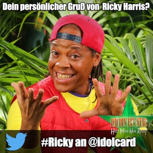 Digitale idolCARD Autogrammkarte von Dschungelcamp Ricky